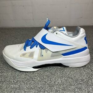 Nike KD 4 QS Think 16 Thunderstruck Battle Tested Blue Basketball Shoe Size 10
